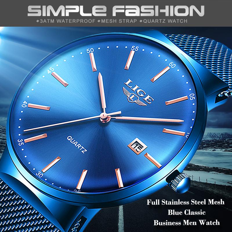 Buy Men Full Stainless Steel Mesh Strap Business Watches Mens Quartz