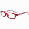 RSINC Smarty Full Rim Light Weight Rectangular Unisex Eye Frame (Red, Medium) ER Mykonos 90261 50-14-138 Mm