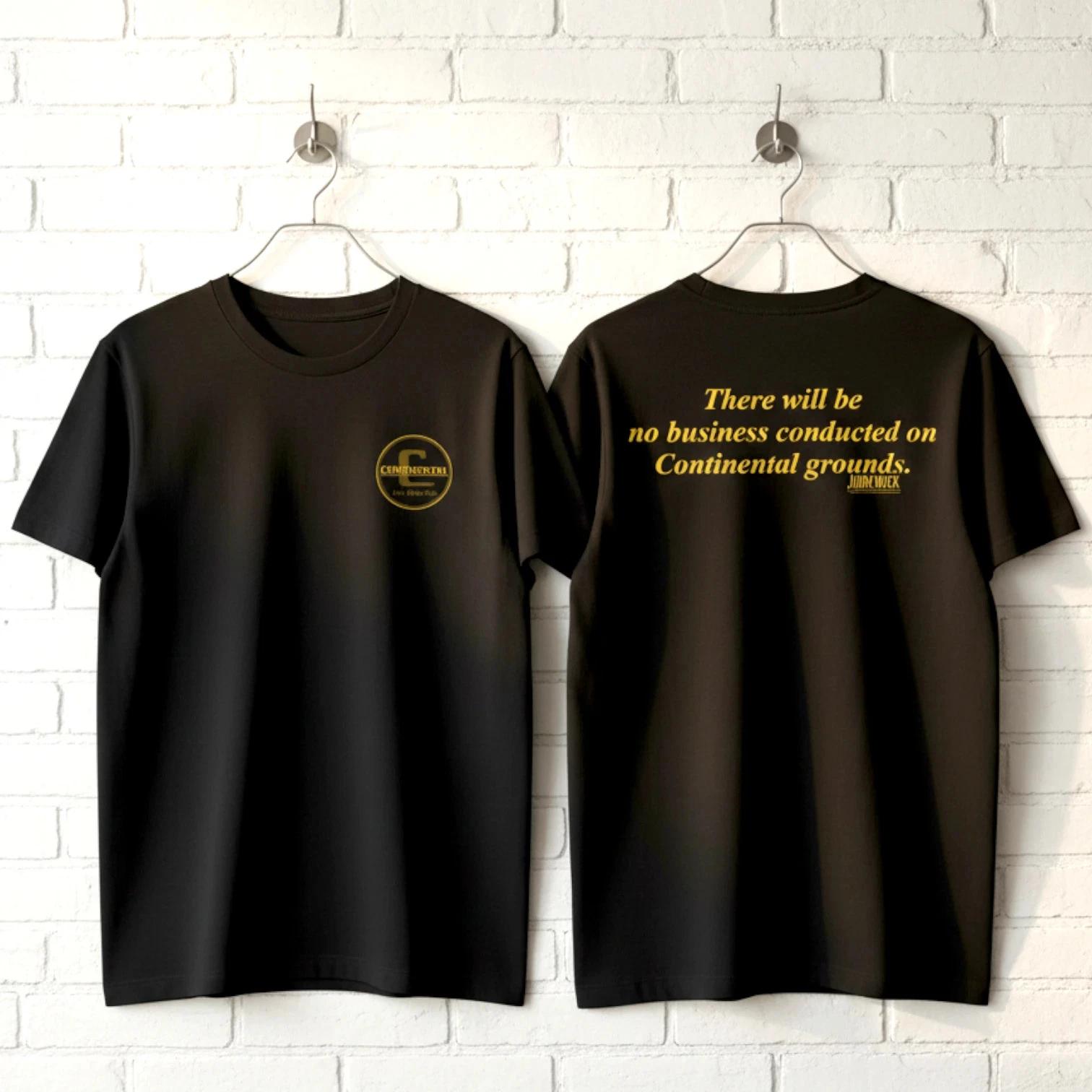 John Wick No Business Conducted Men s T Shirt S
