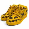 Pristine Sneakers LV Trainer LV Logo Lace-up Leather Yellow 3 Used