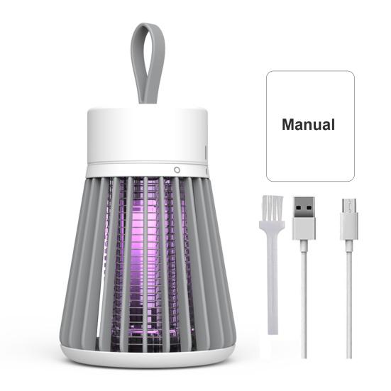 Mosquito Killing Lamp Electric Insect Extermination Device 6 Hours Battery Life USB Charging Camping Tent Fly Killing Trap