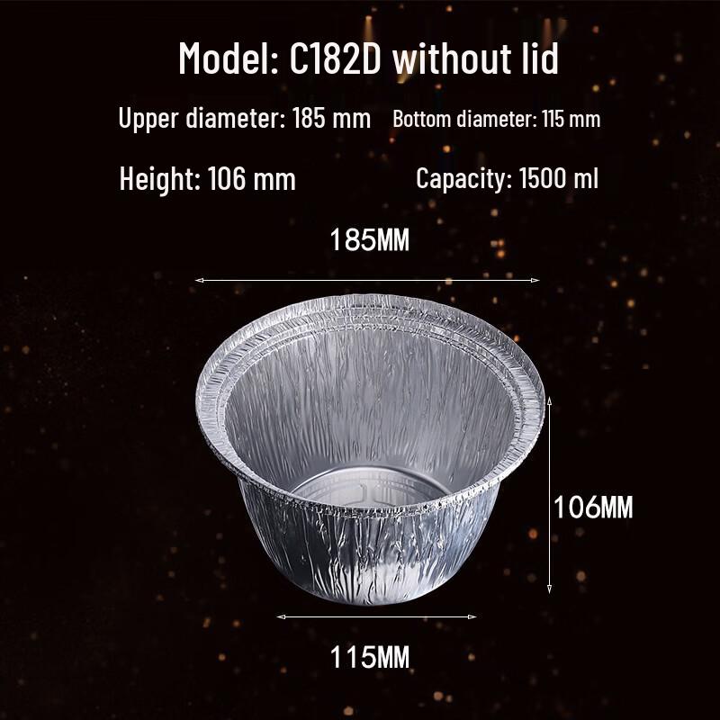 Oeny Disposable Aluminum Foil Bowl