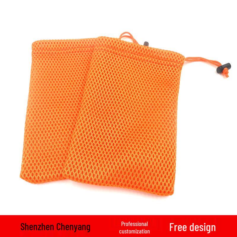 Colored Drawstring Mesh Bags: Foaming Nets, Laundry Nets, Beach Storage, Round Bottom Design