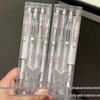 Closeto Press-Type Quick-Drying Neutral Pen - Simple Style, Durable Black 0.5mm for Students