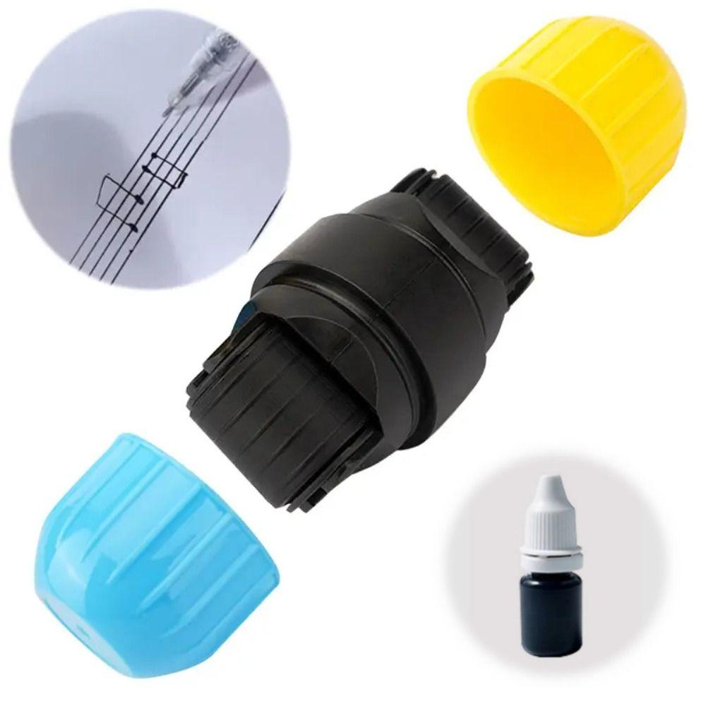 5-Line 6-Line Staff Staff Sheet Music Stamp Dual-spectrum Music Seal  Teaching Tools