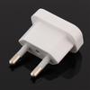 Travel 2.5A 4.8mm US To EU Plug Power Conversion Adapter Converter Europe Standard