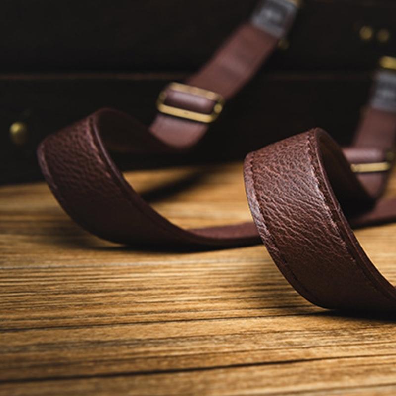 Old Fashion PU-läder Hängslen Bälte Med Elastiskt Band För Vuxna Tonåringar Unisex Olika Kläder Och Tillfällen Utklädning