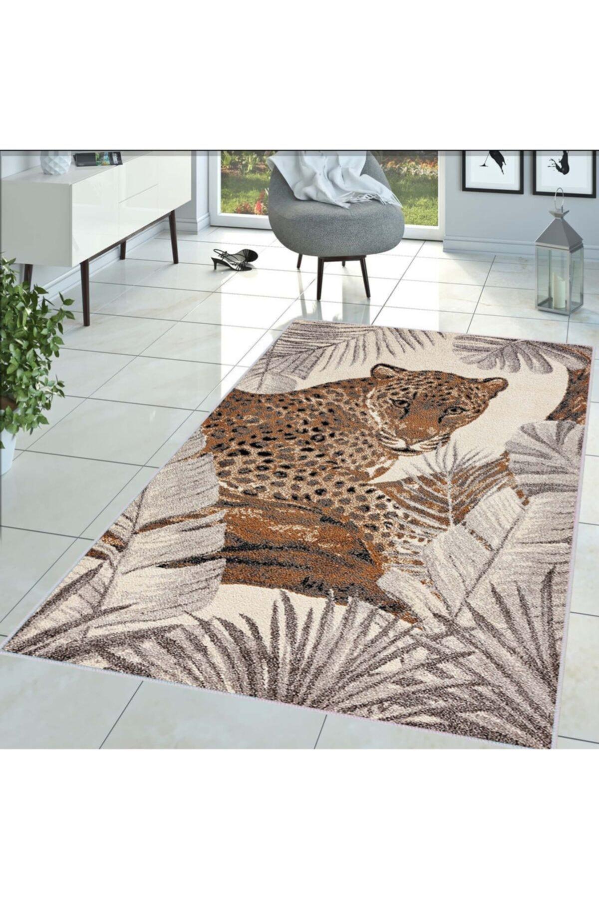 

Моющийся ковер с принтом Rovigo Home RVG1453 50x80 коричневый