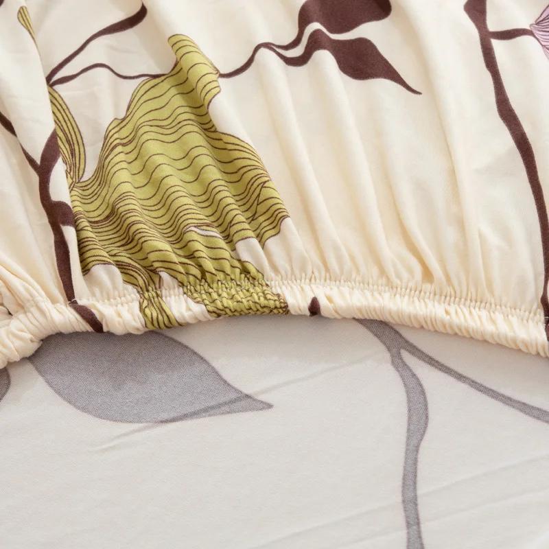 LANMOLIFE-Bezug Bedruckte Sofabezüge Elastische Universal-Sofabezüge Geeignet für 1/2/3/4-Sitzer-Möbelschutz-Sofabezug