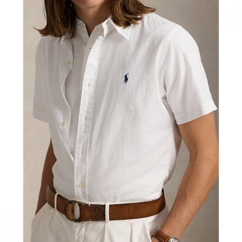 Polo Ralph Lauren Mens Classic Fit Seersucker Shirt  Mnpowov1n820642100 
