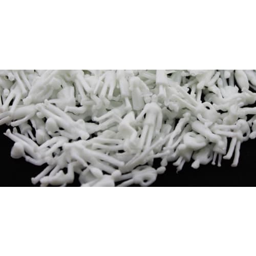 Speed ??MAO Large Capacity! Diorama Model People Minifigures x 100, 200, 300, or 500 Figures + Approximately 10% Spare Parts [1:100] Set for N Gauge P