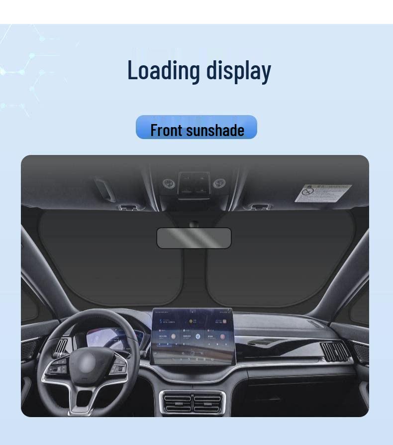 Streamlined Geely Galaxy Sunshade for E5, E8, L6, L7, Xingjian 7, Xingyue L, and Xingyuan - Complete Car Window Coverage.