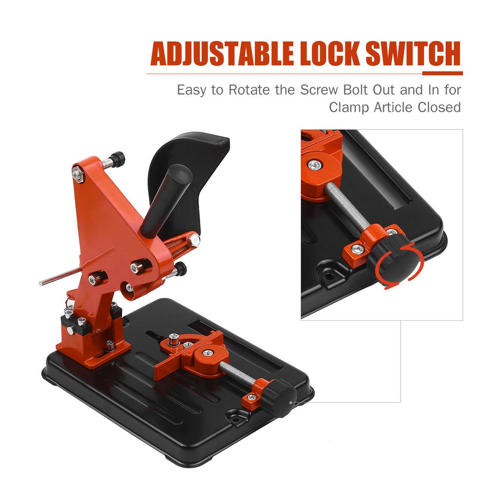 100-125 Multifunctional Angle Grinder Stand Grinder Holder Cutter Support Bracket Cutting Machine Holder for 100Celsius115Celsius125mm Angle Mill Wood