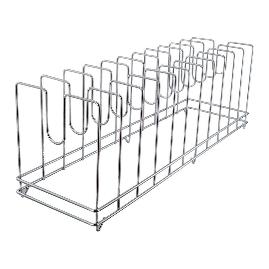 Pizza Pan Rack Multifunctional Accessories Portable Display Stand Plate Storage Rack Bakeware Organizer for Kitchen Countertop