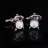 1 Men Wear Cufflinks Drum Shape Pair Banquet Attire Accessories