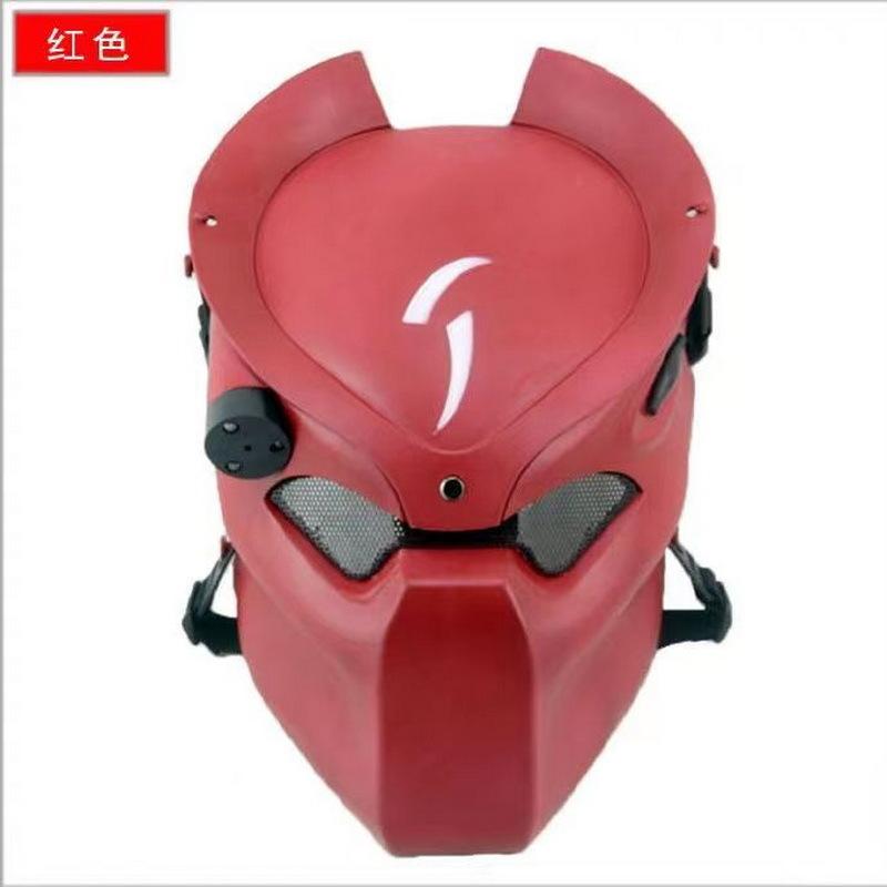 Alien Vs. Predator Mask Cosplay Hermit CS Protective Face Shield Outdoor Mask with Infrared Light