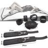 MONEON SM Goods Set Bed Restraint Belt Bondage Cosplay Props Handcuffs Legcuffs Gag Ball Gag Gag 7-Piece