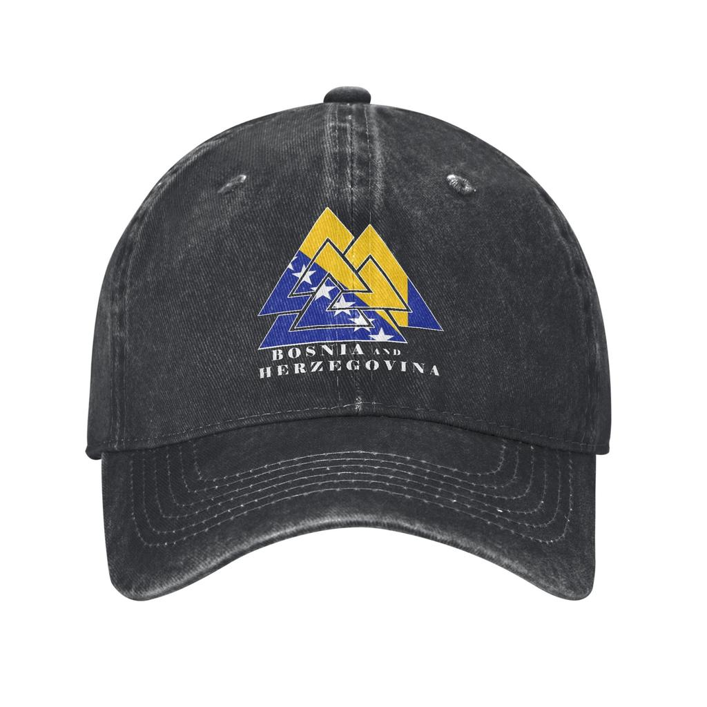 Bosnia and Herzegovina Flag Accessories Baseball Caps Unisex Women Casual  Hats Cap Adjustable Sun Cap