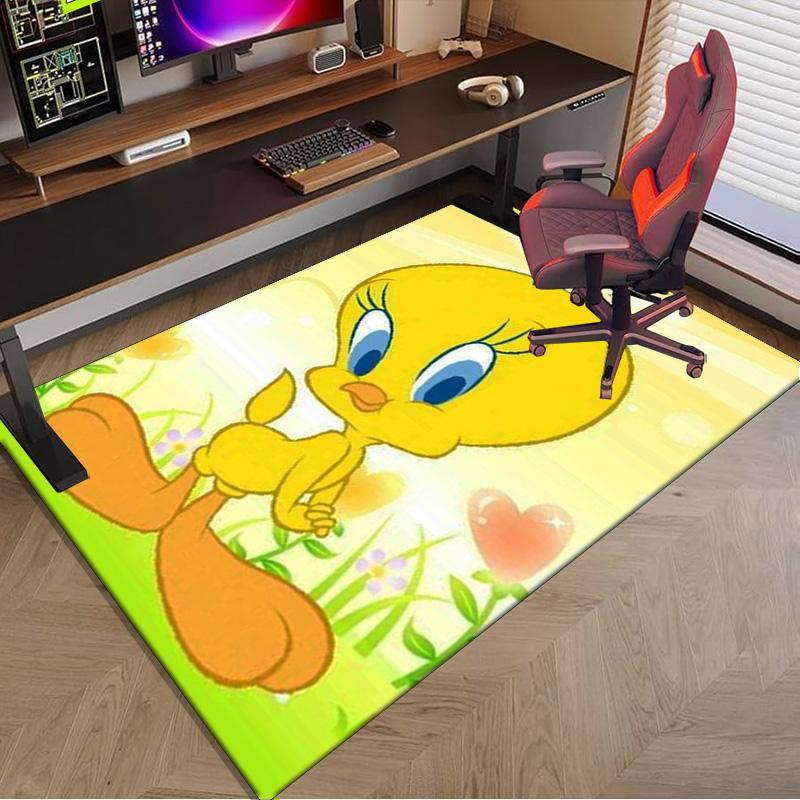 Yellow Bird Carpet, Chair Rug,Rug for Office Bedroom living rooms, Doormat decor Fan Gift Christmas Gift