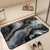 Badezimmer-Bodenmatte Diatomeenerde-absorbierende Bodenmatte Haushalt schmutzabweisend und langlebig WC rutschfeste Bodenmatte