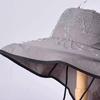Fisherman Hat Wide Brim Shawl Design Big Head Circumference Quick-Drying Hat Extra Large Brim Neck Shawl Sun Protection Hat