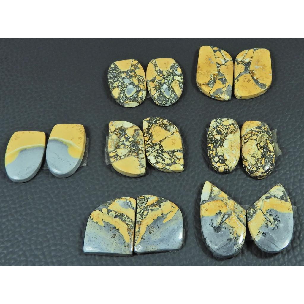 165Cts. Natural Maligano Jasper Fancy Cabochon Loose Gemstone 7Pcs Lot C-3953