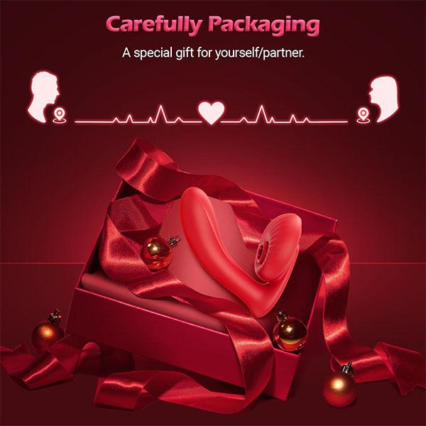 Wearable Vibrator 3IN1 App Female Sex Toy, G Spot Clitoral Nipple Vibrator, Tongue Licking Heating Sex Toy for Women