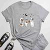 Retro Floral Ghost Squad TShirt Retro Unisex Spooky Season Fall Tee Botanical Cottagecore Haunted Garden Halloween Gift