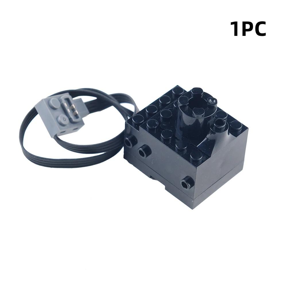 DIY Building Blocks Technical Motor Sprayer Electric Exhaust Modified Motor For High-Tech Train Car Parts Compatible with Legoed