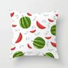 Luxury Home Decor Office Seat Cushion Cover Creative Cartoon Watermelon Banana Print Fashion Pillow Cover