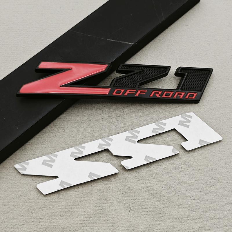 3D Metal Logo Z71 Emblem Car Front Grille Badge Trunk Sticker For Chevrolet Tahoe Colorado Cheyenne Chevy Silverado Accessories