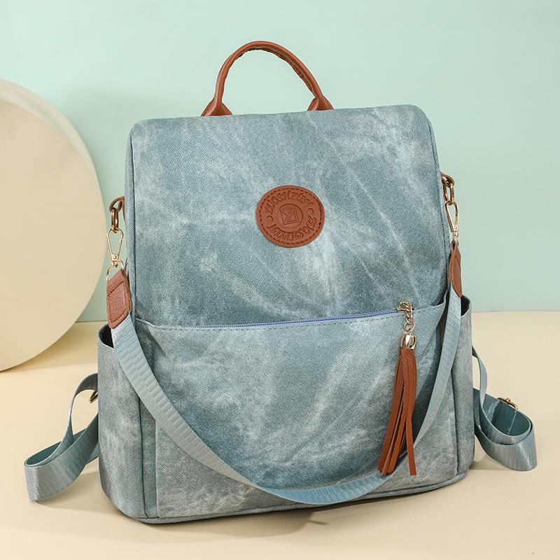 High Quality Leather Washed Women Backpack Student Knapsack Large Capacity Travel Backpack School for Girls Mochilas College Sac