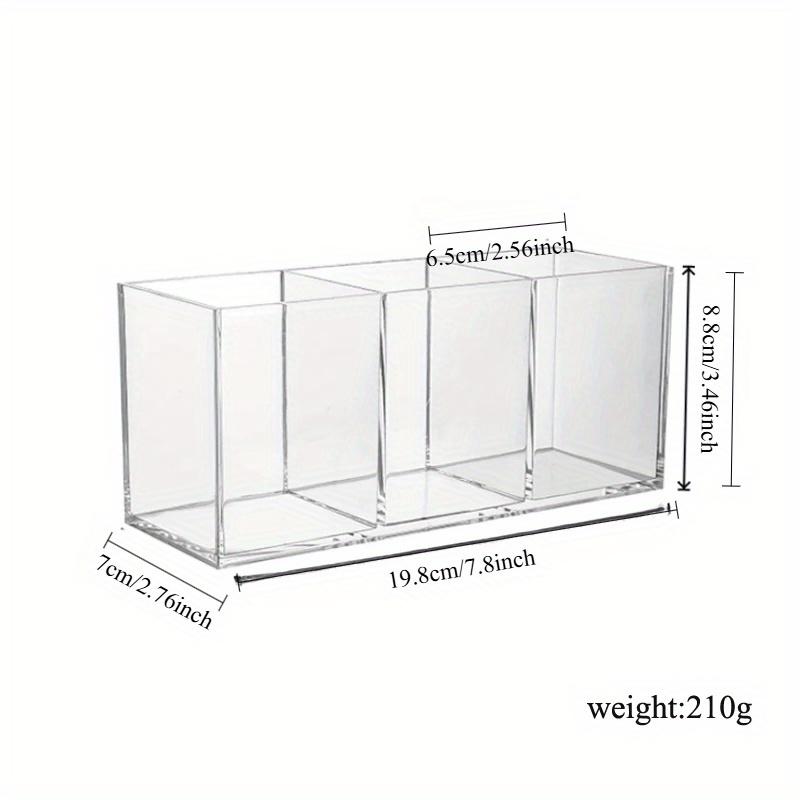 Transparent Brush Holder for Makeup Organizer Boxes Brush Containers Storage Box