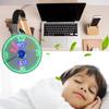 Time Temperature Display LED Clock  Fan Adjustable USB Clock  Fan Mini Clock Cool Fan  Laptop