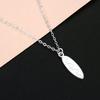 Kinitial Fashion Ocean Wave Surfboard Necklace For Women Man Lover's Sharp  Surfboard Shape Pendant Necklace Engagement Jewelry