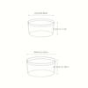 2Pcs Portable Foldable Water Bucket Bag PVC Water Basin with Handle For Fishing Outdoor Camping Vegetable Fruit Washing Bucket