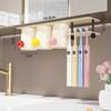 Toothbrush Wall Hanging Shelf No Punching With Handle Mouthwash Cup Household Bathroom Electric Toothbrush Toothpaste Hanger