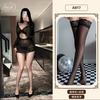 Sex underwear, sexy purple mesh, perspective free-to-take hip skirt, pure desire wind robe set A