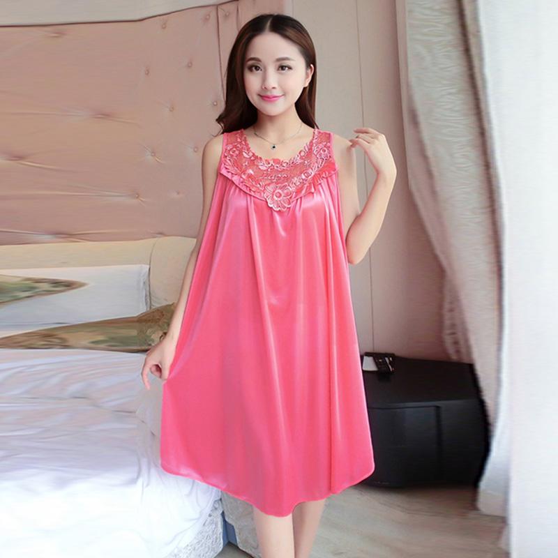 Buy Summer Women Ladies Sexy Lace Long Dress Sleepwear Robes Nightgown