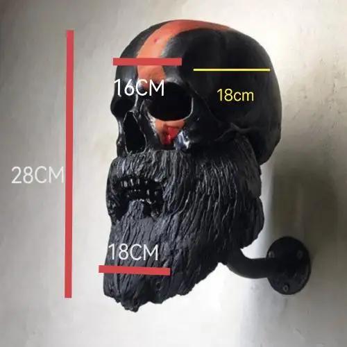 

Креативный держатель для шлема мотоцикла для взрослых, украшение в виде черепа на Хэллоуин, подставка для шлема, настенная подставка для шлема, декор для Хэллоуина