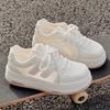 Milk Fufu Mesh White Shoes Women's 2025 New Summer Breathable Casual Shoes Women's Niche Versatile Student Board Shoes Women