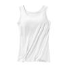 Women's Fashion With Padded Tank Top Without Steel Ring Bra Cups One-Piece Underwear Bottoming Shirt