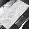 Xxl Desk Mat Black And White Strata Liquid Mousepad Large Abstract Mouse Pad Gaming Deskmat With Lockedge Office NonSlip Xaxc