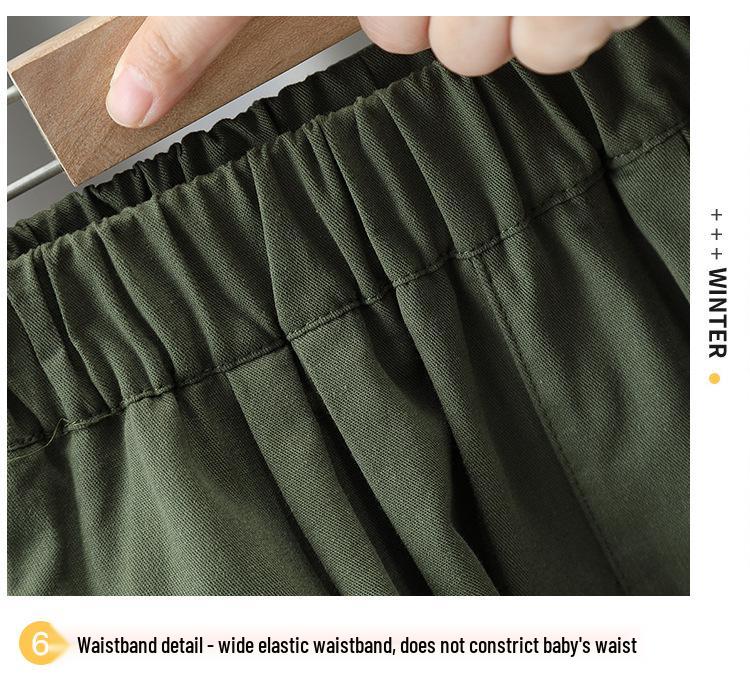 Ensemble deux pièces d'automne pour garçon style street: Chemise ample à manches longues et pantalon (Tendance 2025)