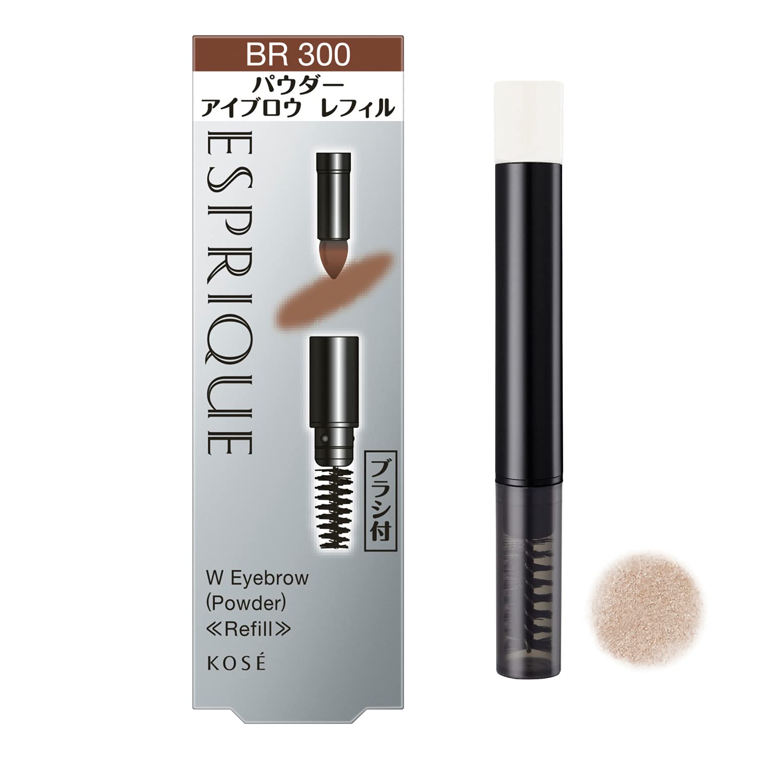 Esprique W Eyebrow (Powder) BR300 Brown 0.4g