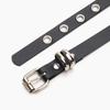 Y2k Fashion Punk Belt For Women With Double Ring Rivets For Daily Wear And Street Outfits