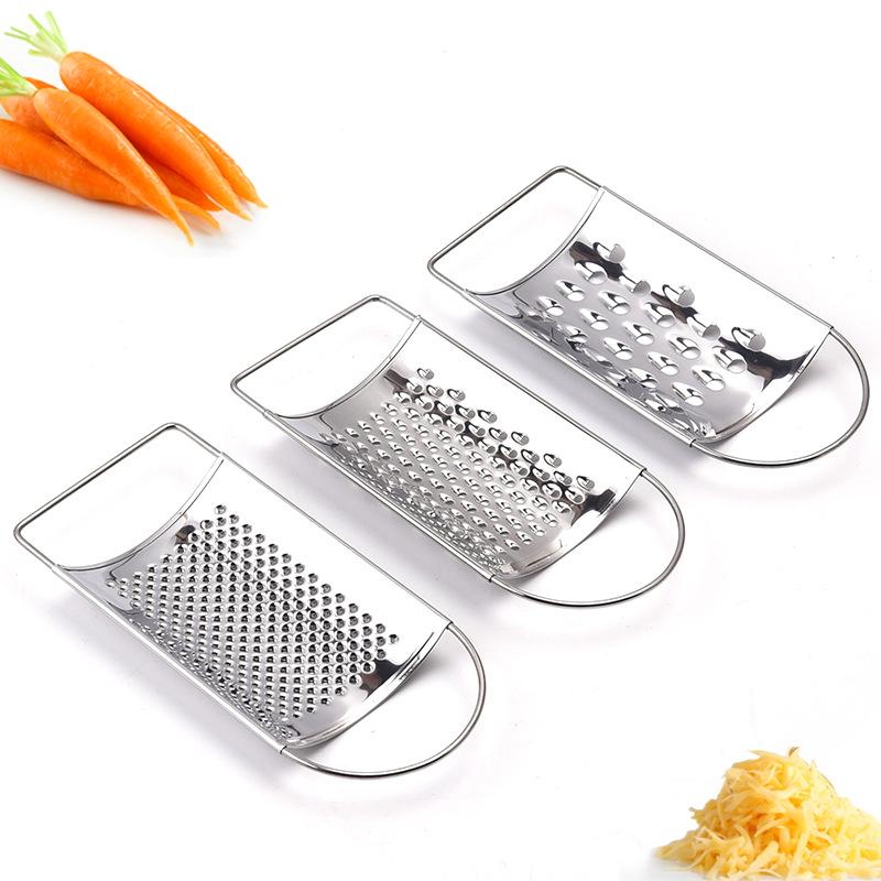 Multipurpose Stainless Steel Kitchen Grater & Slicer for Vegetables and Fruits