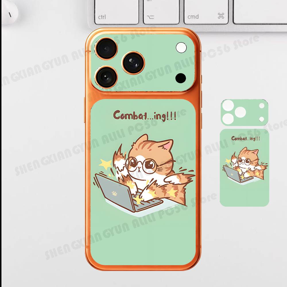 

Cute Sign For IPhone 17 Pro ProMax Full Back Cover Decal Wrap Skin Rear Protective Sticker Film iPhone17promax