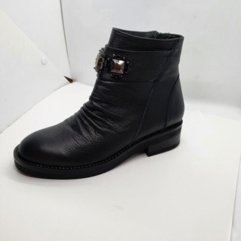 

Женский стиль, черные сапоги из натуральной кожи 36 коричневый