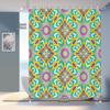 1 Stück Böhmischer Bunter Geometrischer Duschvorhang, Inklusive 12 Haken, Strapazierfähiges Polyester, für Badezimmer- & Heimdekoration